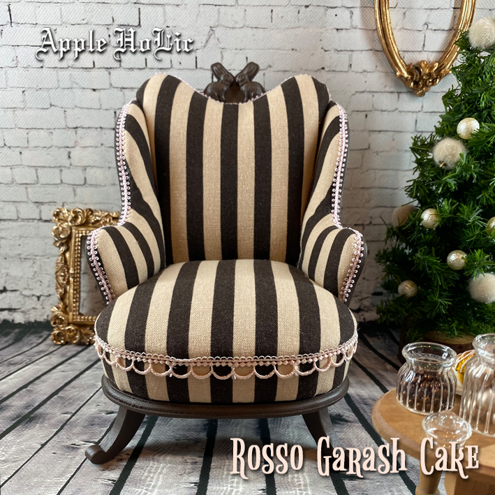 アップルホリックのドール チェア ロッソ ガラシュ ケーキ Rosso Garashcake ブライス サイズ 1 6 ドール用 椅子 パーソナルチェア ウィッチーズキッチン